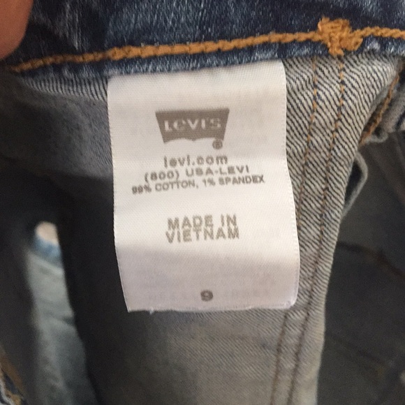 Levi’s denim shorts size 9 - Picture 5 of 7